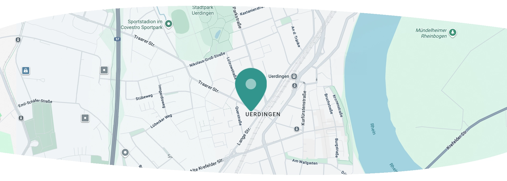 Anfahrt zur logopädischen Praxis Sprachschatz in Krefeld